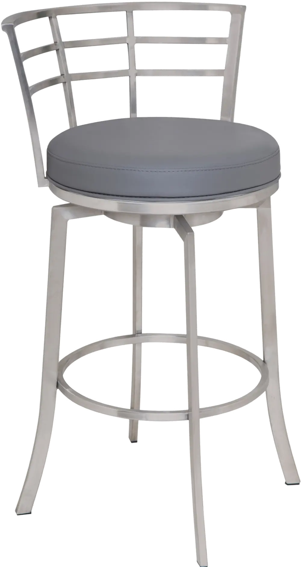 LCVI30BAGR Viper Gray Swivel Bar Stool-1