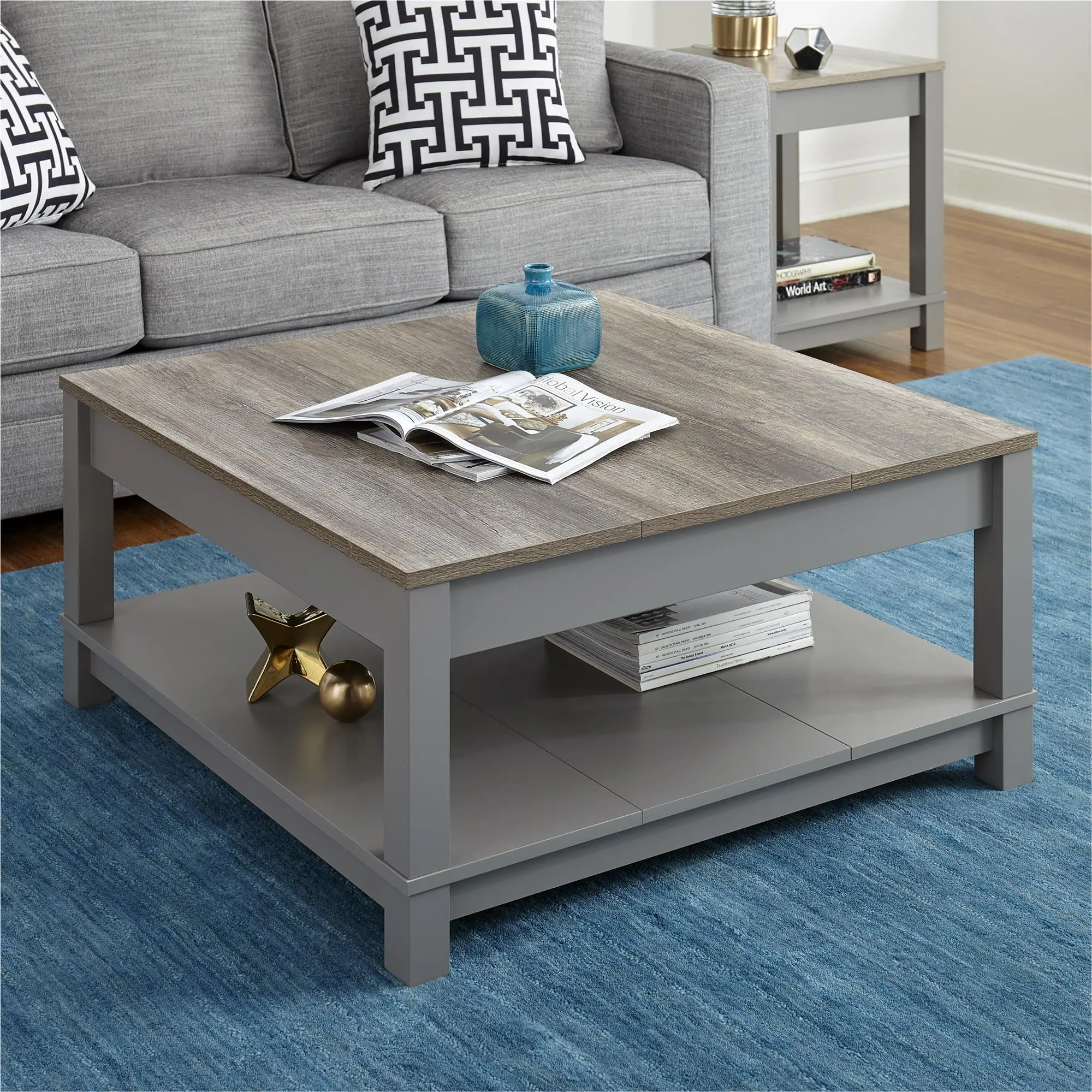 Carver Gray Coffee Table