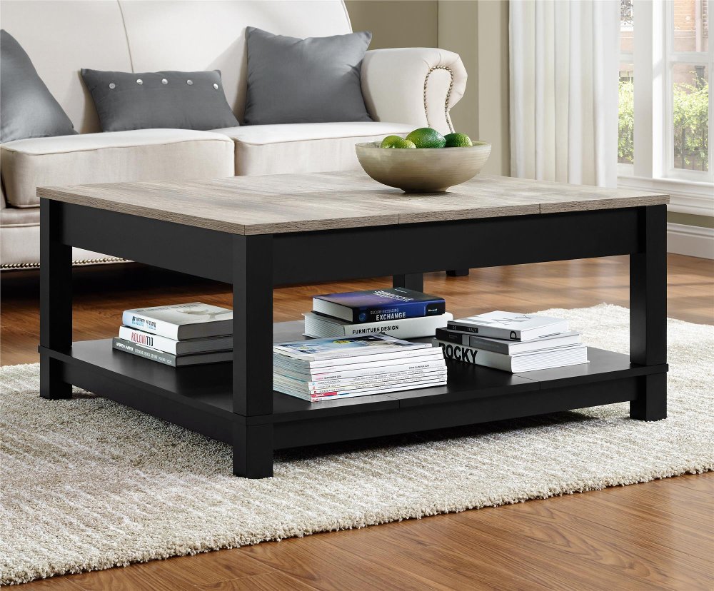 112709140 Carver Black Coffee Table sku 112709140