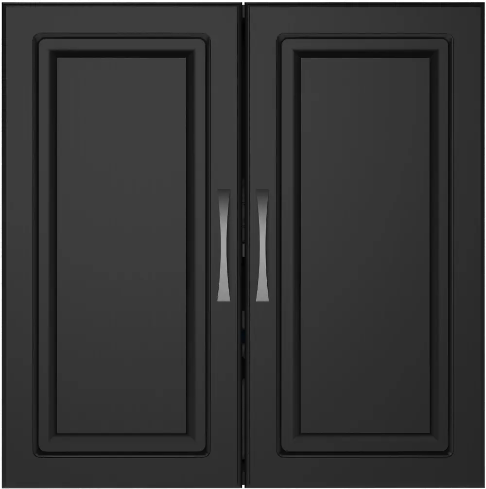 Kendall Black 24  Wall Cabinet-1