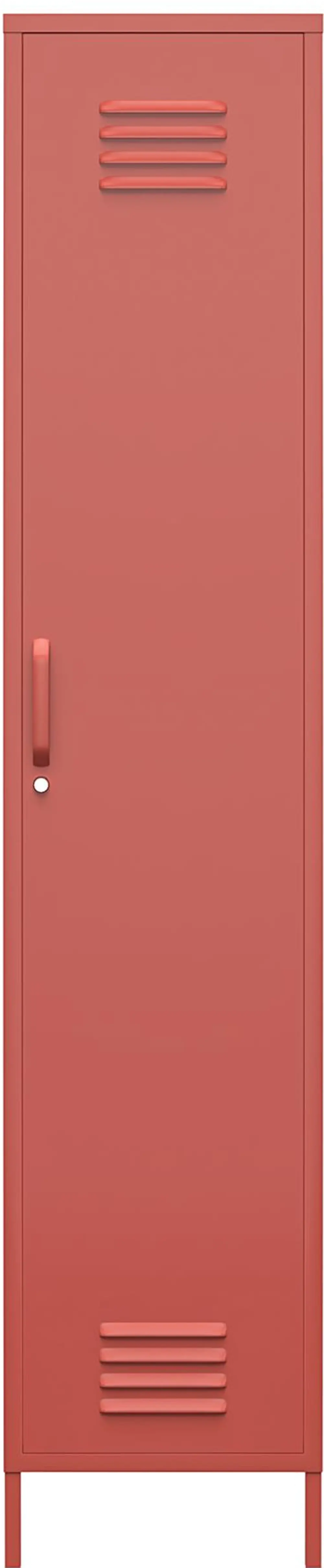 Mission Terracotta Single Metal Locker Storage Cabinet-1
