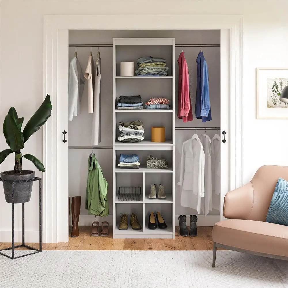 Evolution Gray Closet Storage System-1