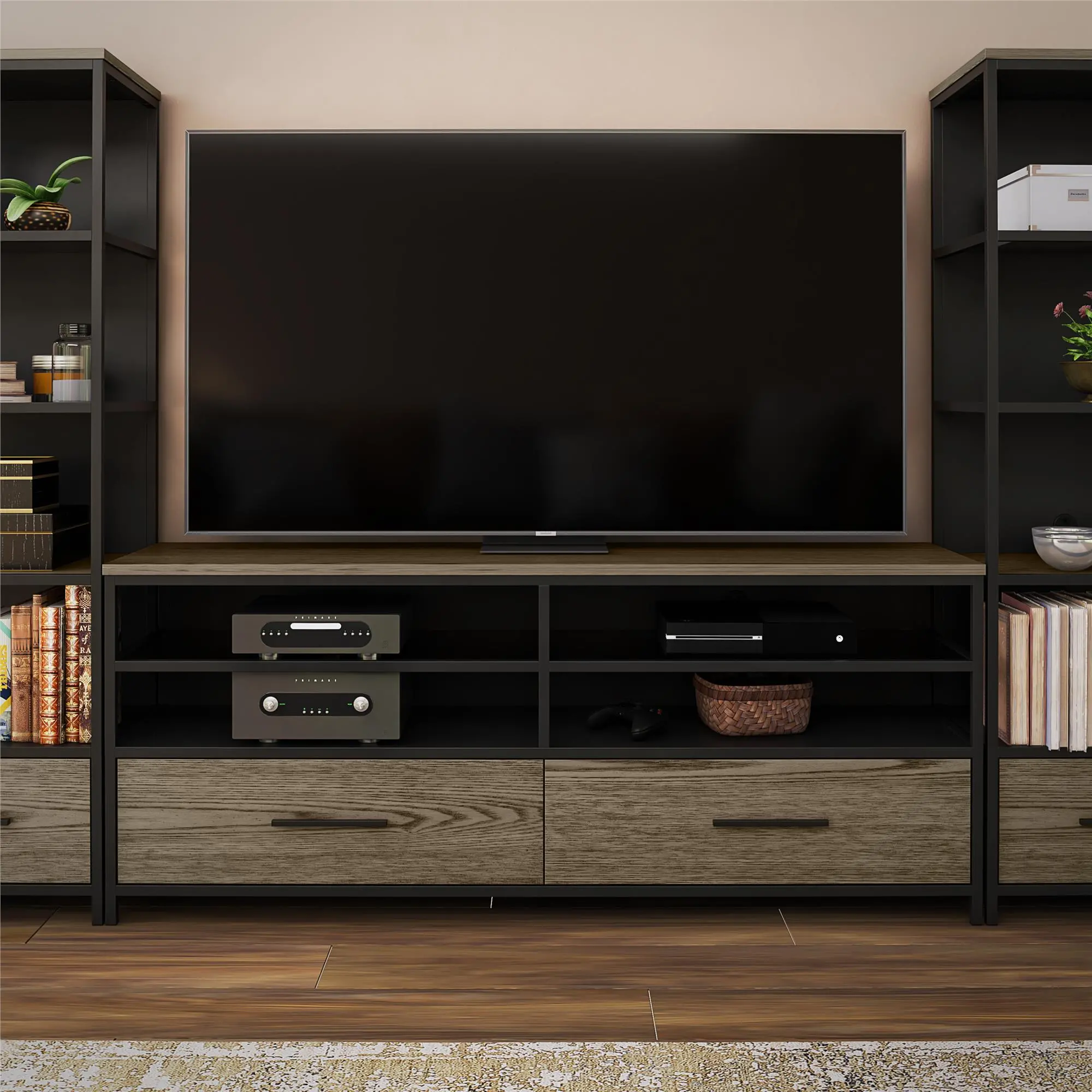 Structure Light Brown 60 TV Stand