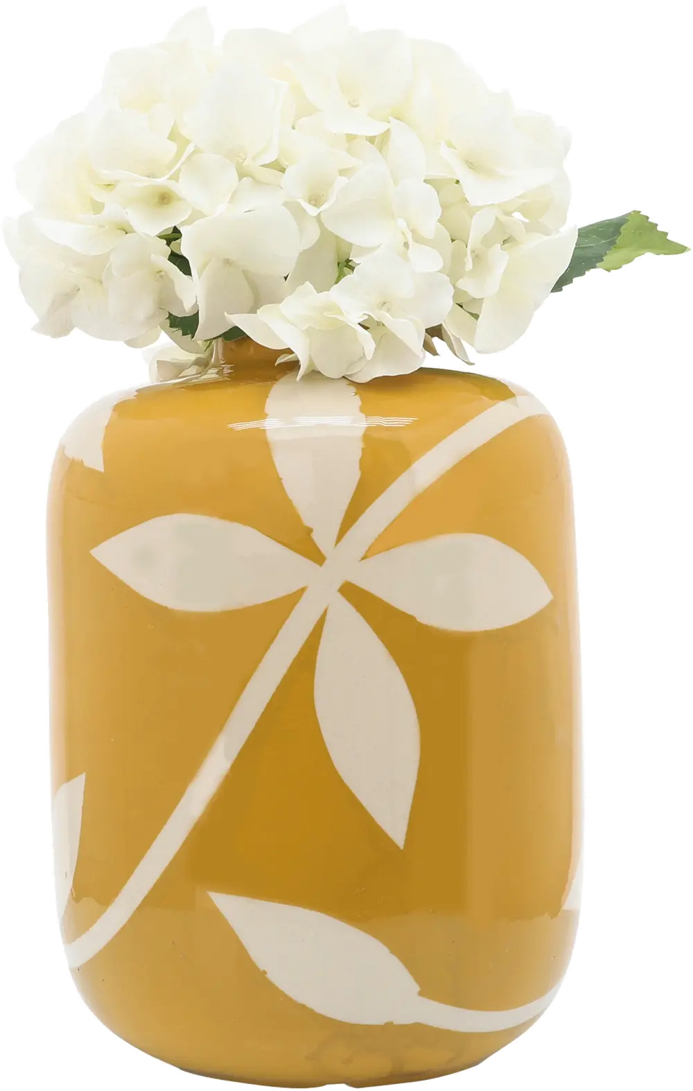 12  Yellow Leaf Jar-1