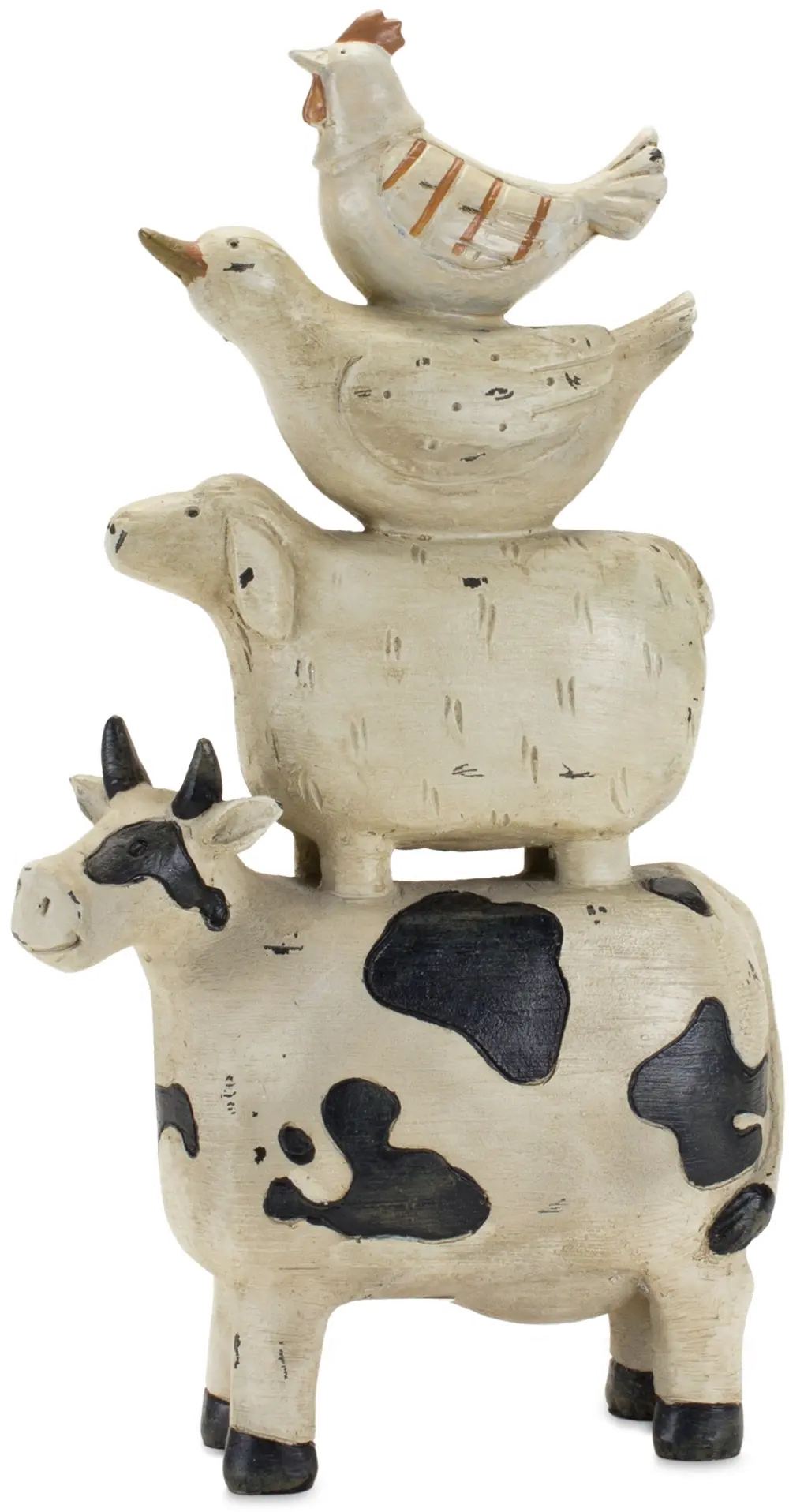 11.5 Inch Stacked Farm Animal Figurine-1