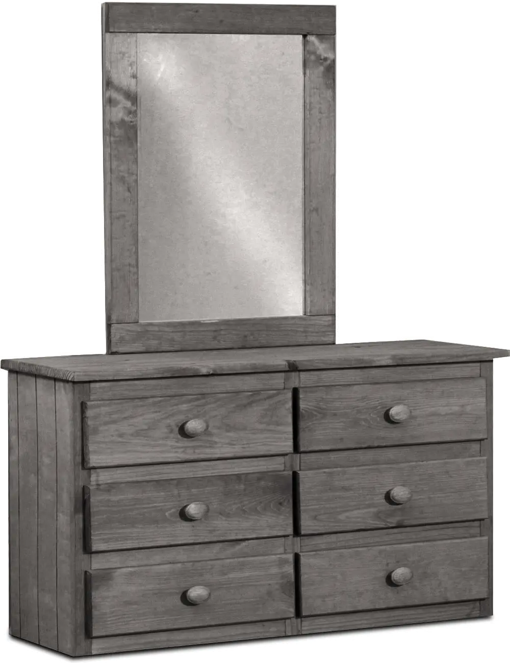 Grizzly Driftwood Gray Dresser-1
