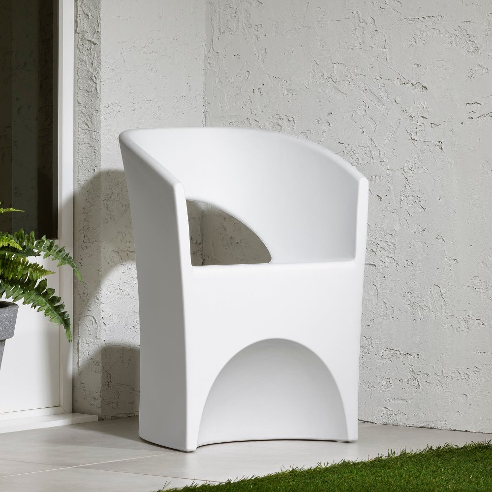 Dalya White Patio Chair - South Shore