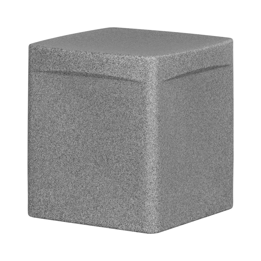 Dalya Gray Square Outdoor Side Table