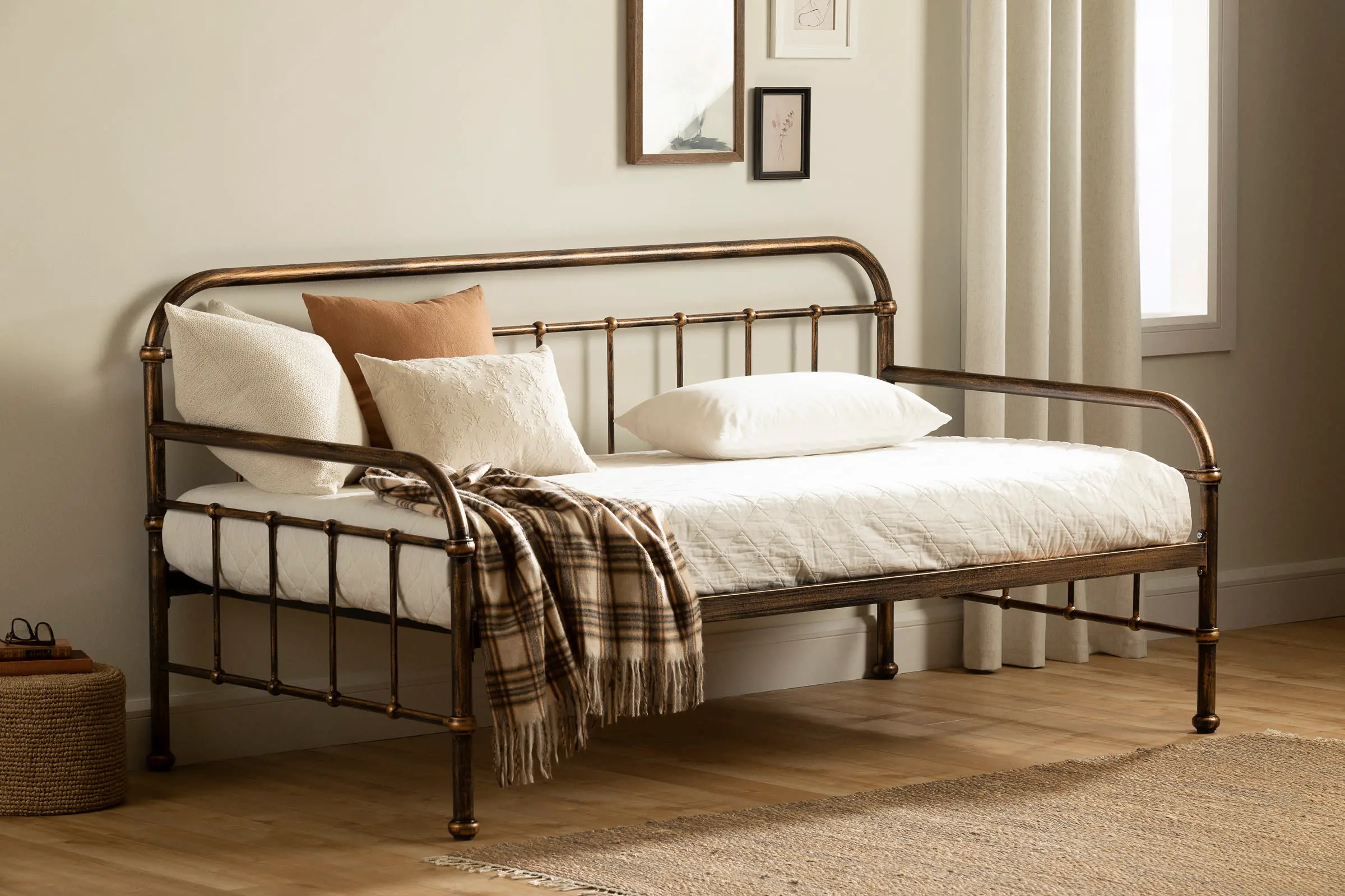 Prairie Bronze Twin Metal Daybed - South Shore