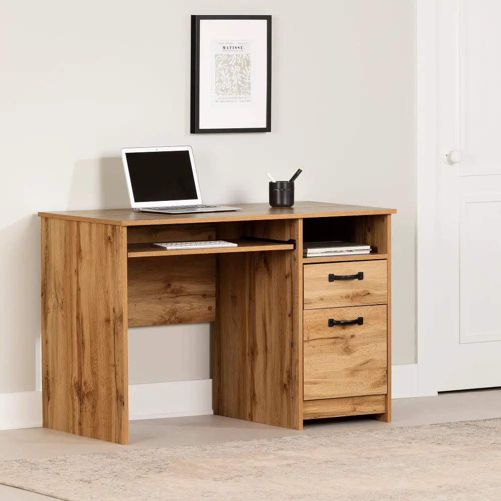 14118 Tassio Light Brown Desk - South Shore-1