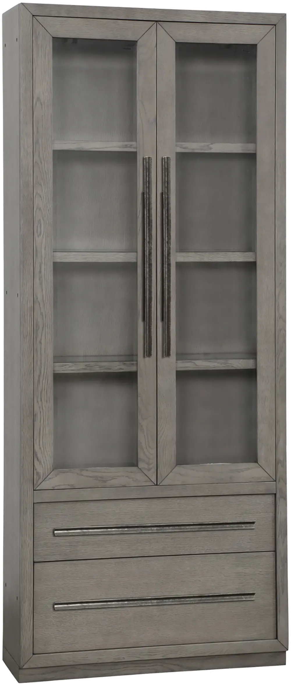 Pure Modern Gray Curio Cabinet-1