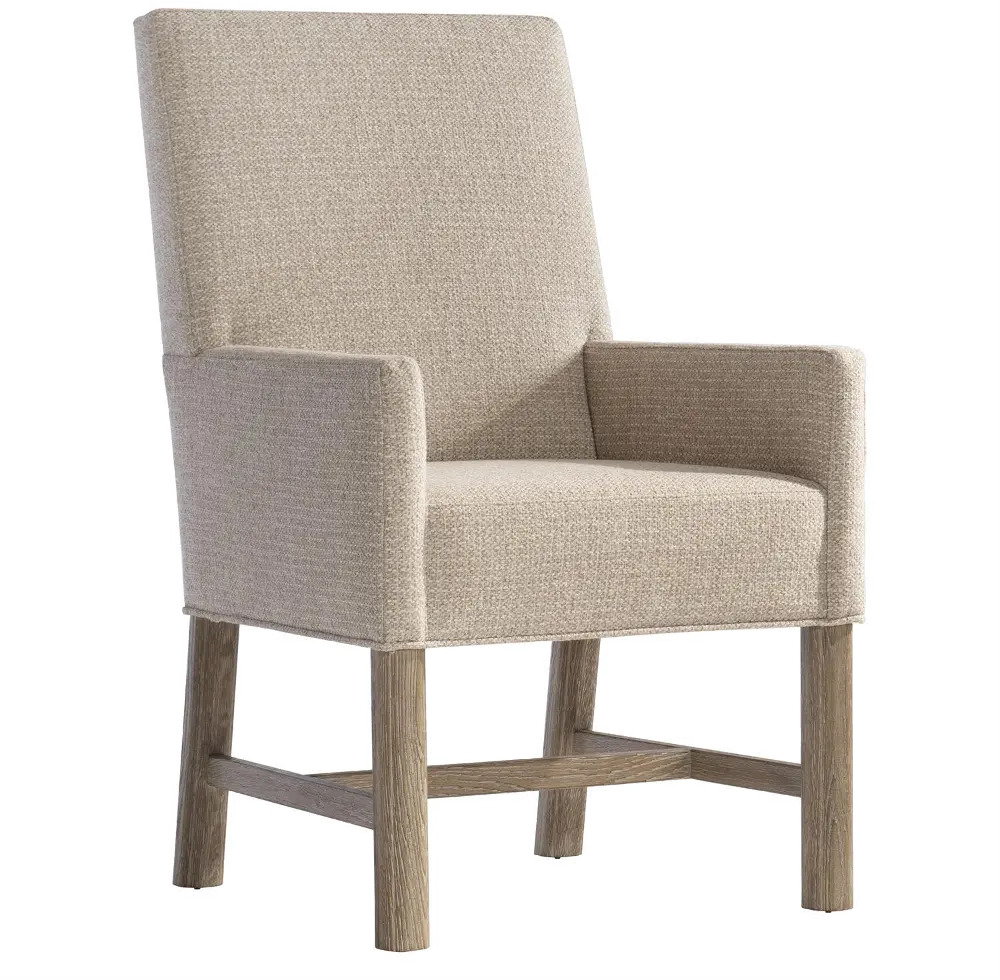 Aventura Sand Upholstered Dining Arm Chair-1