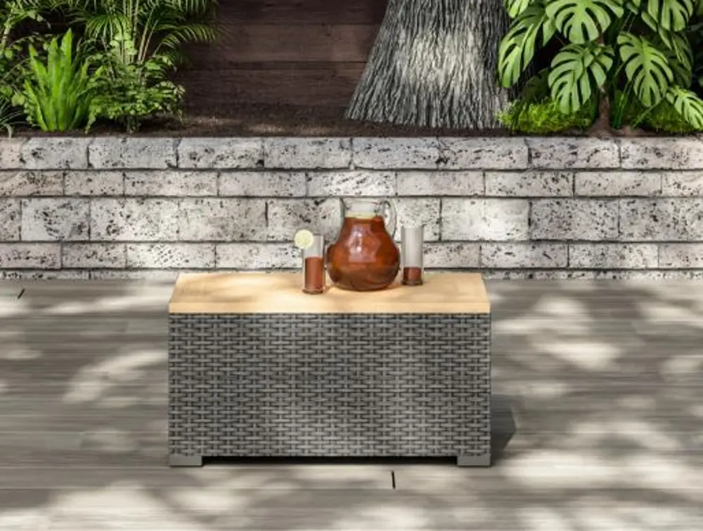 6801-23 Boca Raton Brown Outdoor Storage Table-1