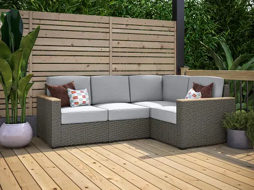 4 seat outdoor discount sectional