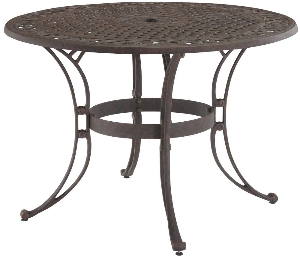 6655-30 Sanibel 42  Bronze Outdoor Dining Table-1