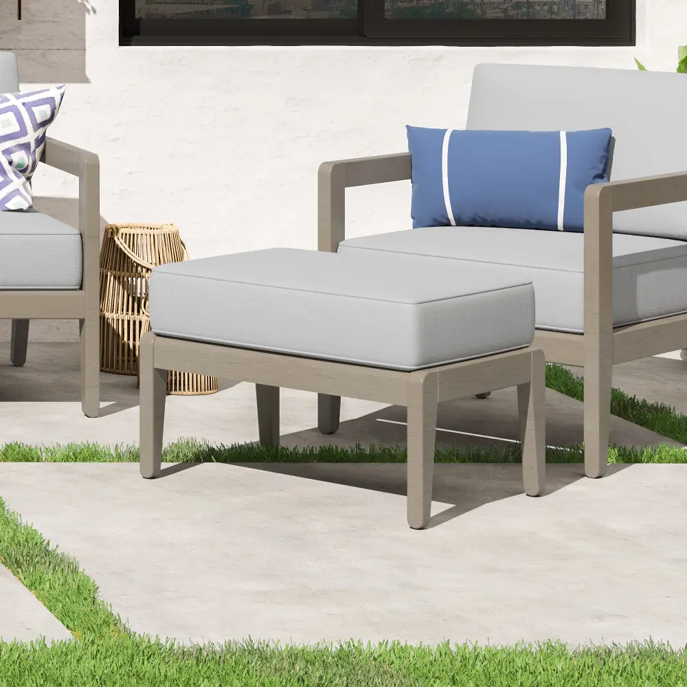 5675-90C Sustain Brown Outdoor Ottoman with Cushion-1