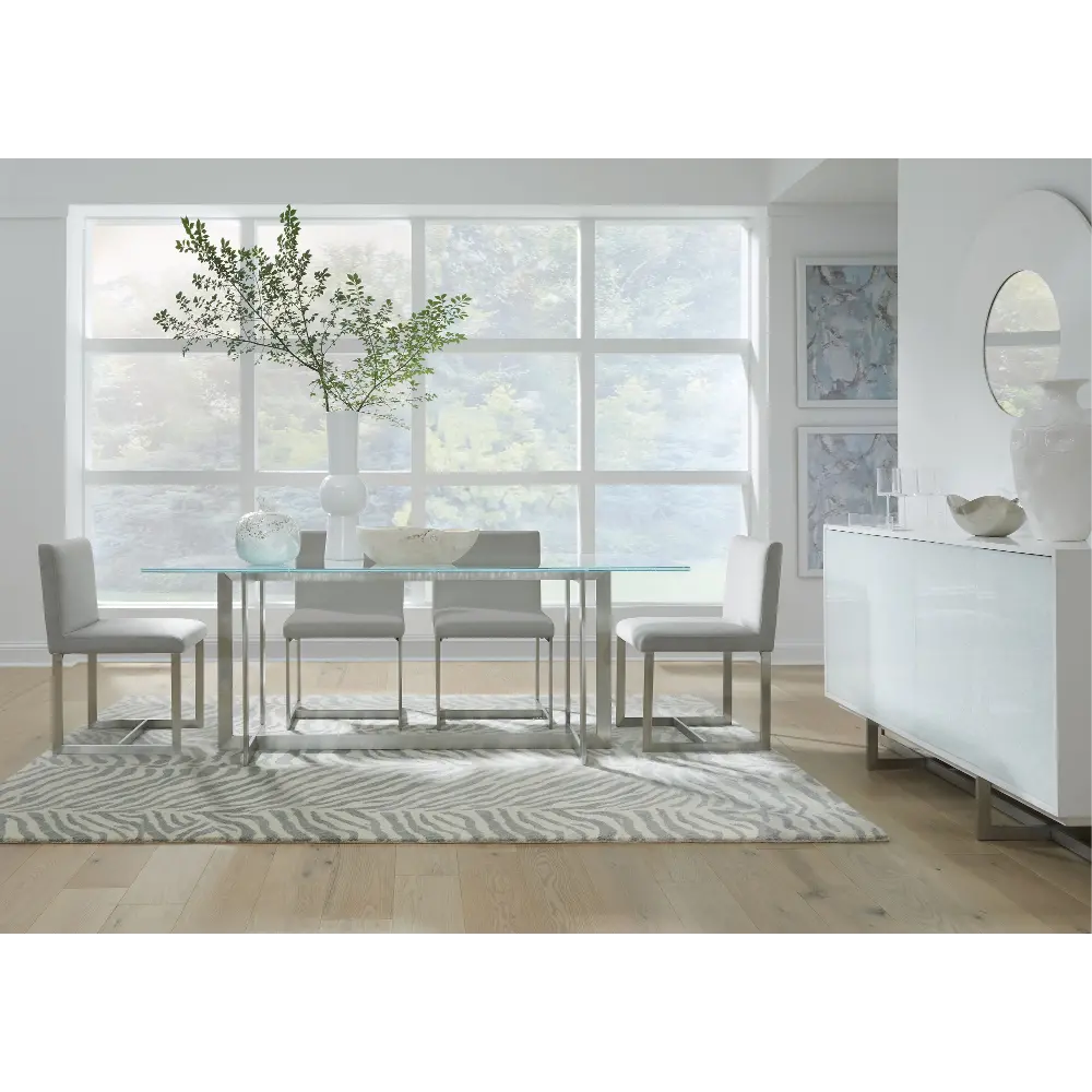 Eliza Glass 5 Piece Dining Room Set-1