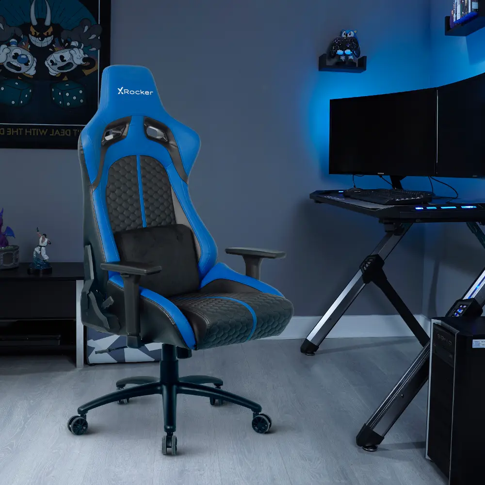 Stinger Blue PC Office Gaming Chair-1