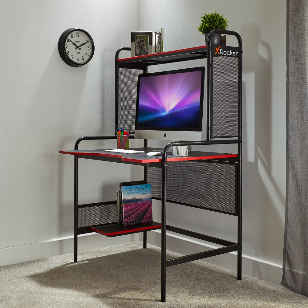 iCarus Black V2 Gaming Desk-1
