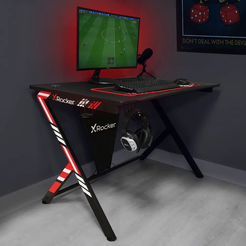 Ocelot Black Gaming Desk-1