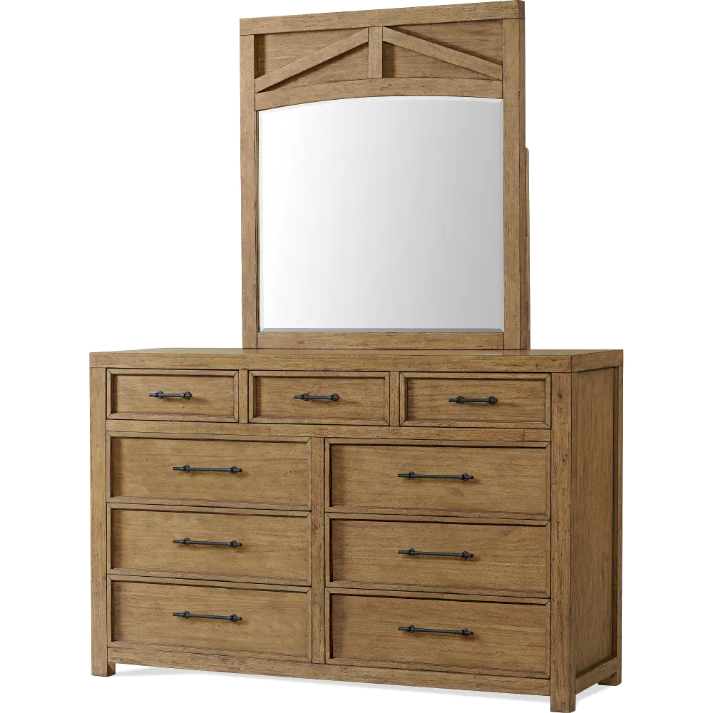 Bozeman Brown Dresser-1