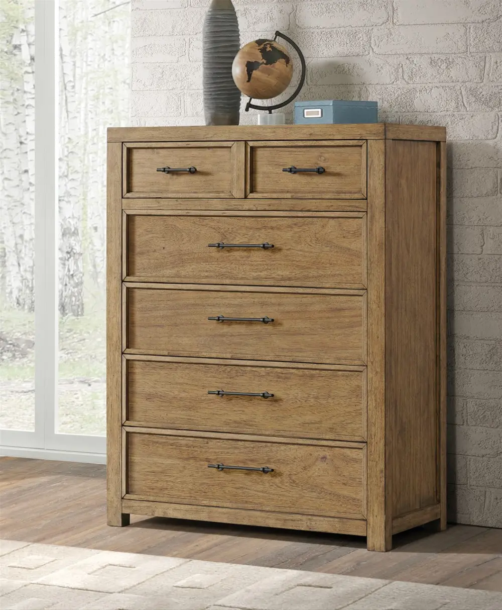 Bozeman Brown Chest of Drawers-1