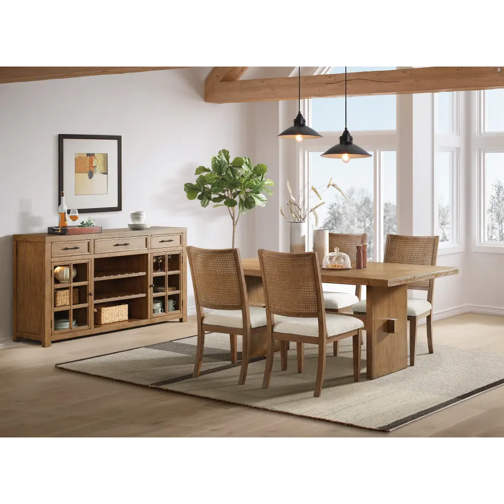 Bozeman Brown 5 Piece Dining Room Set-1