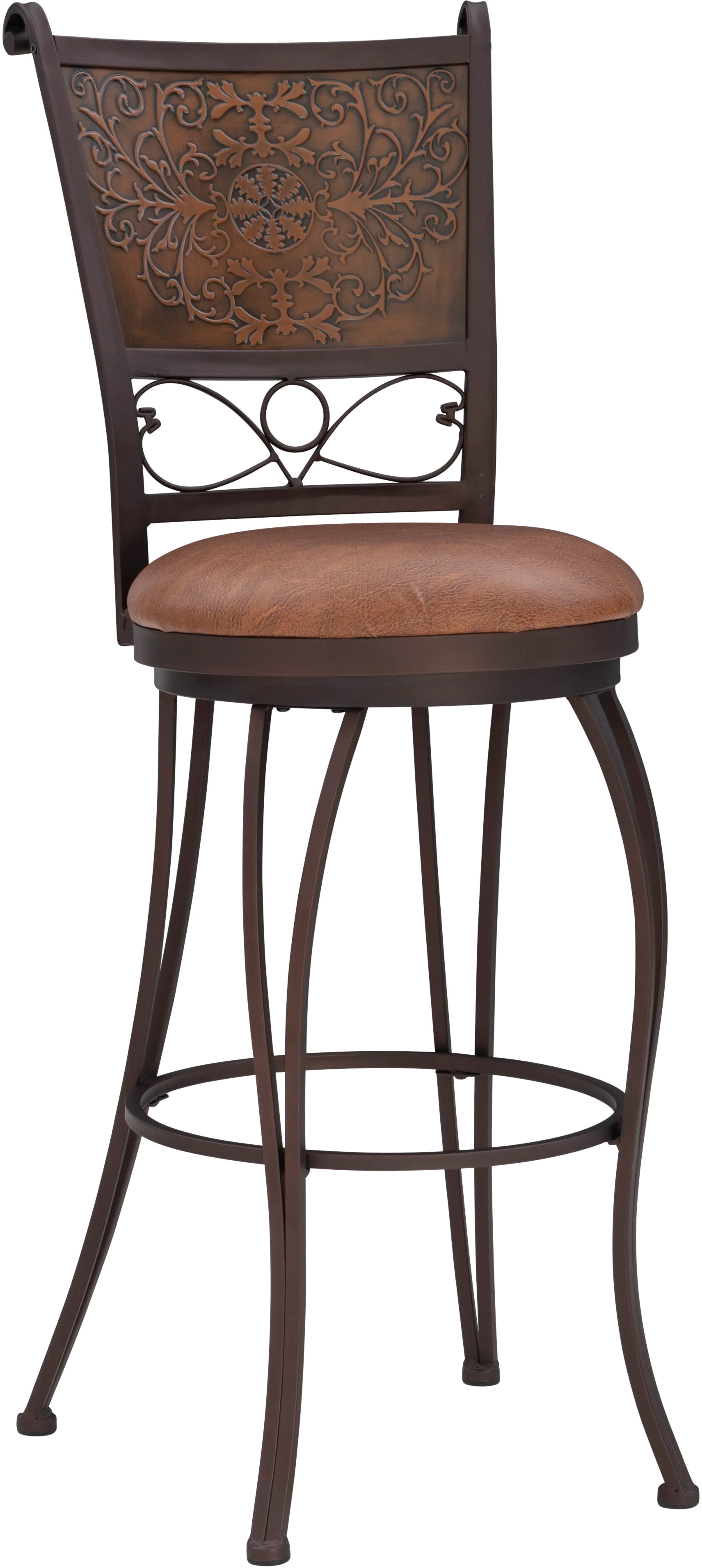 Photos - Chair L Powell Bernet Copper Stamp Barstool 222-847