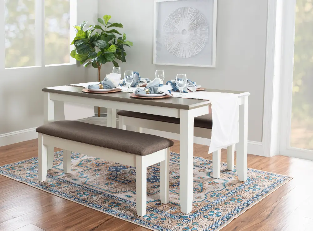 Jane Off White Dining Room Table-1