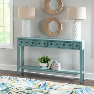 Teal 2024 console table