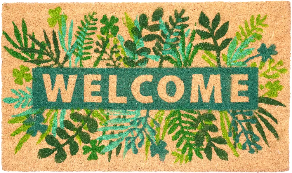 109211729 Fern Welcome Doormat-1