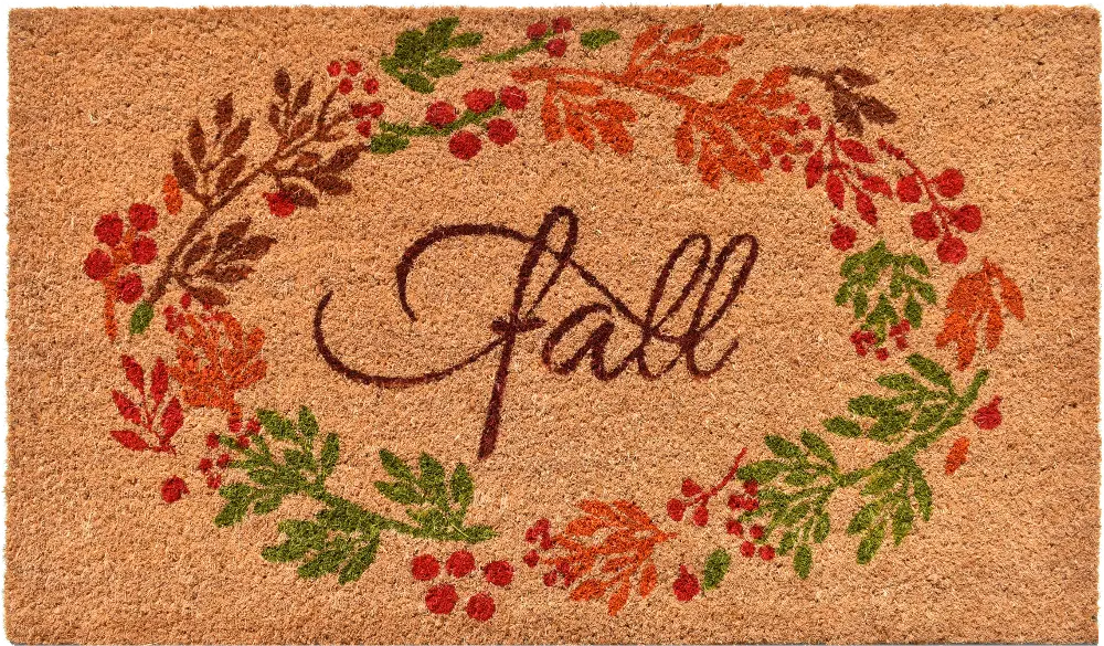 105051729 Fall Wreath Doormat-1