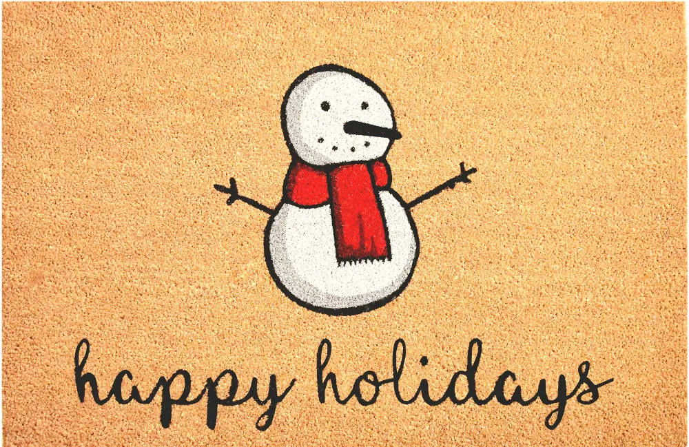 107321729 Happy Snowman Doormat-1