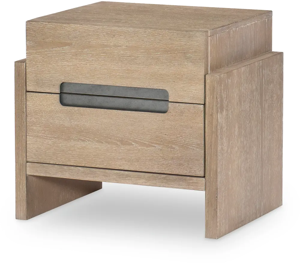 District Weathered Oak Nightstand-1