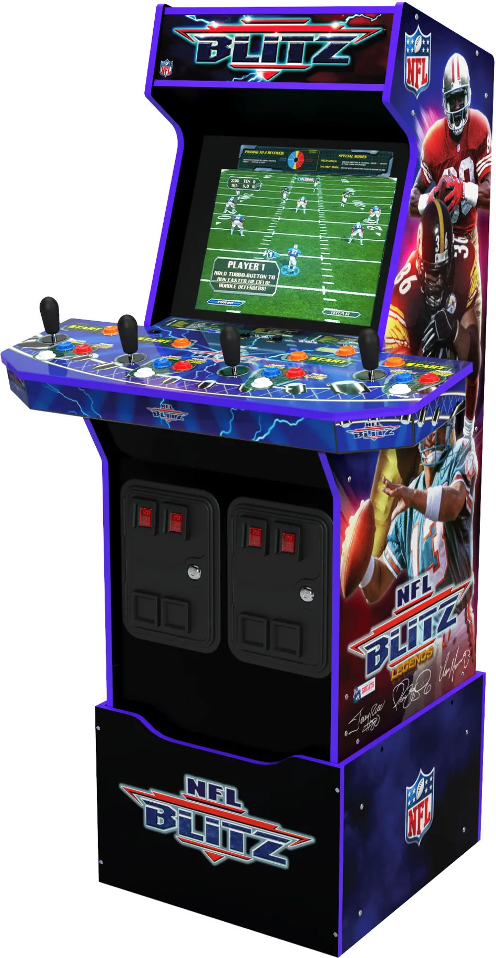 NFL-A-207410 Arcade 1Up NFL Blitz 4-Player Arcade-1