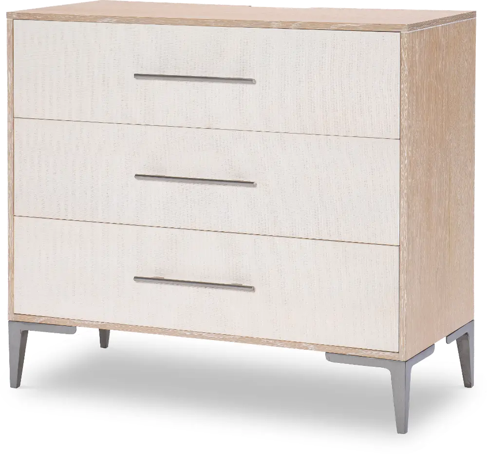 Biscayne Natural and Linen Bachelor's Chest-1