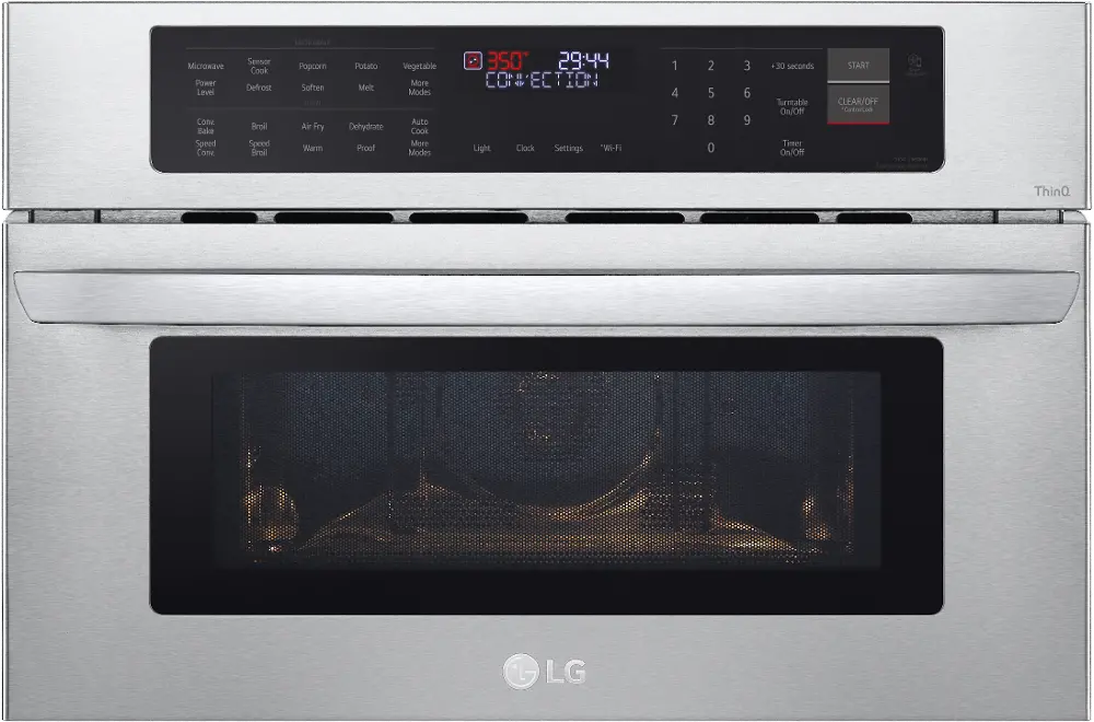 MZBZ1715S LG 1.7 cu ft Microwave and Speed Wall Oven - Stainless Steel 30 Inch-1