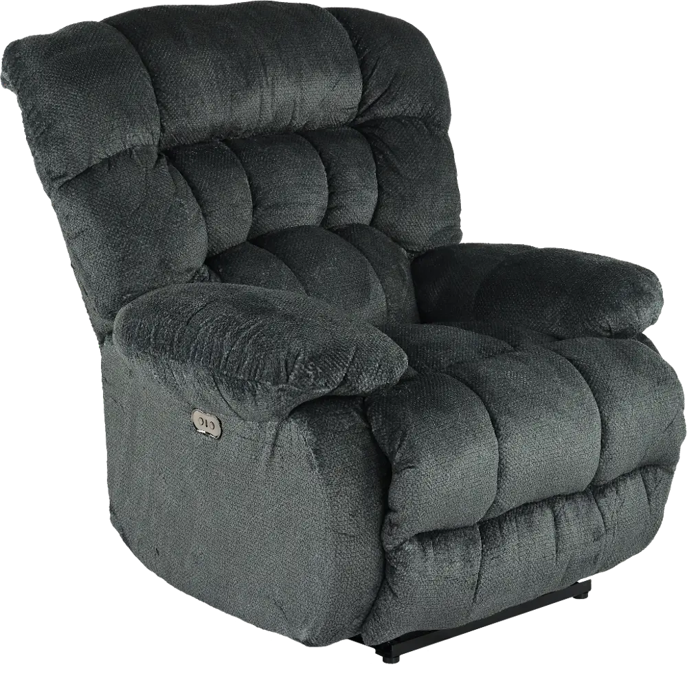 64765-7/1622-28 Daly Cobblestone Gray Lay Flat Power Recliner-1