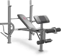 Marcy Standard Weight Bench with Butterfly and Leg Developer