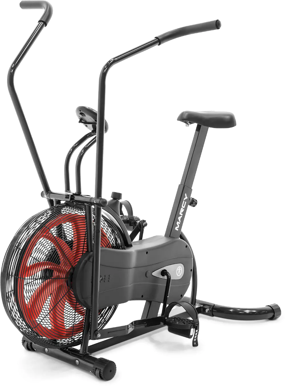 NS-1000 Marcy Black and Red Fan Exercise Bike-1