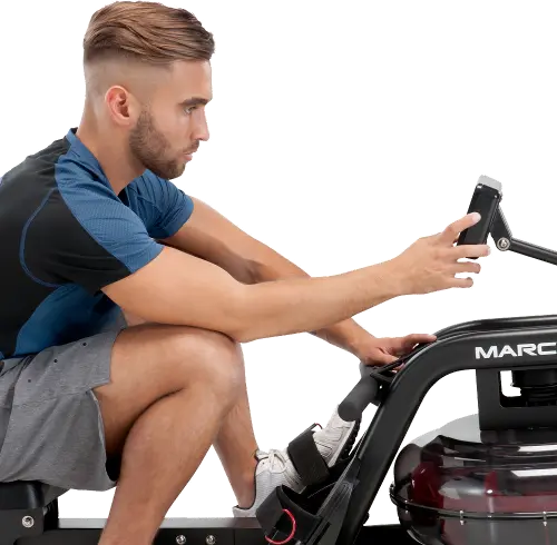 Marcy Water Rowing Machine Black RC Willey