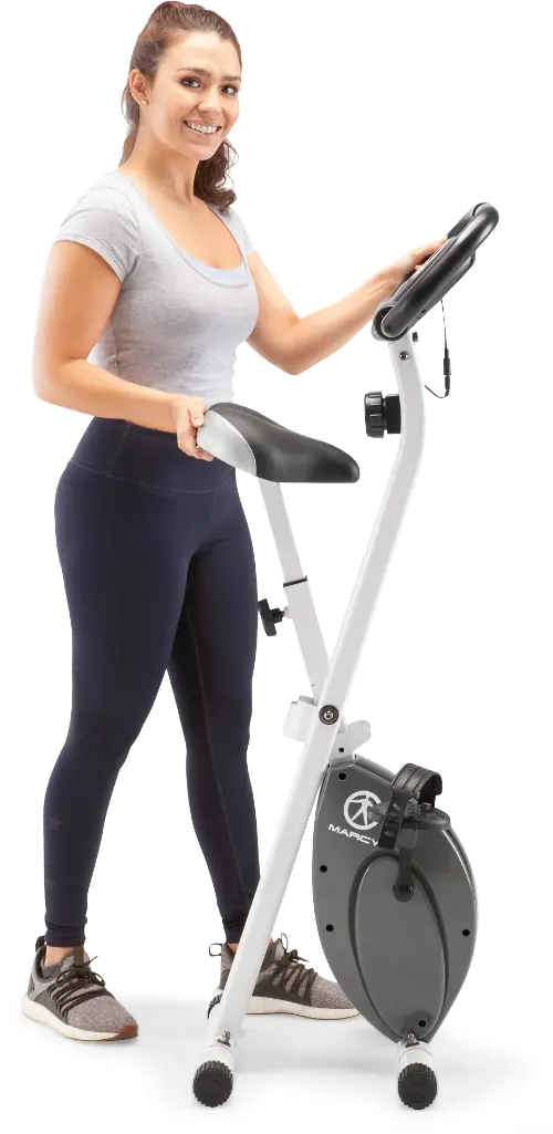 Marcy regenerating magnetic upright home online cardio fitness exercise stationary bike