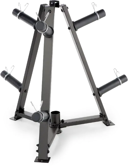 Weight plate tree with bar online holder