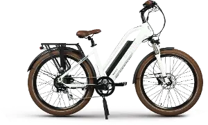 Magnum Metro X Mid Step Electric Bike White RC Willey