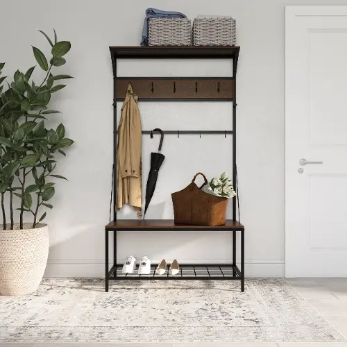 https://static.rcwilley.com/products/112758850/Rowan-Walnut-and-Metal-Tree-Bench-and-Shoe-Rack-rcwilley-image1~500.webp?r=8