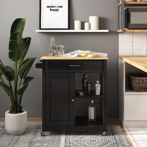 https://static.rcwilley.com/products/112758916/Sage-Black-Wood-Kitchen-Cart-With-Cupboard-rcwilley-image1~500.webp?r=8