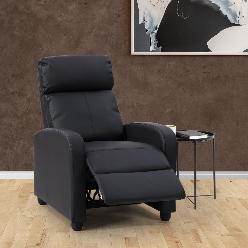 Oren Black Manual Recliner