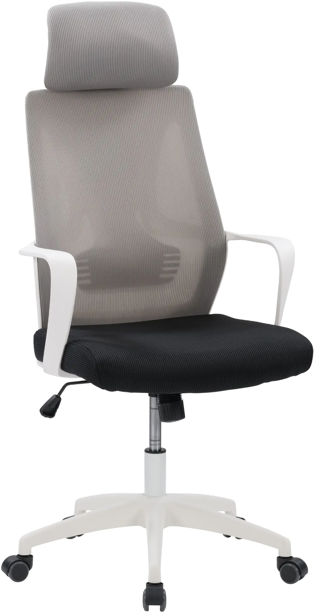 Workspace Gray and Black Mesh Office Chair-1