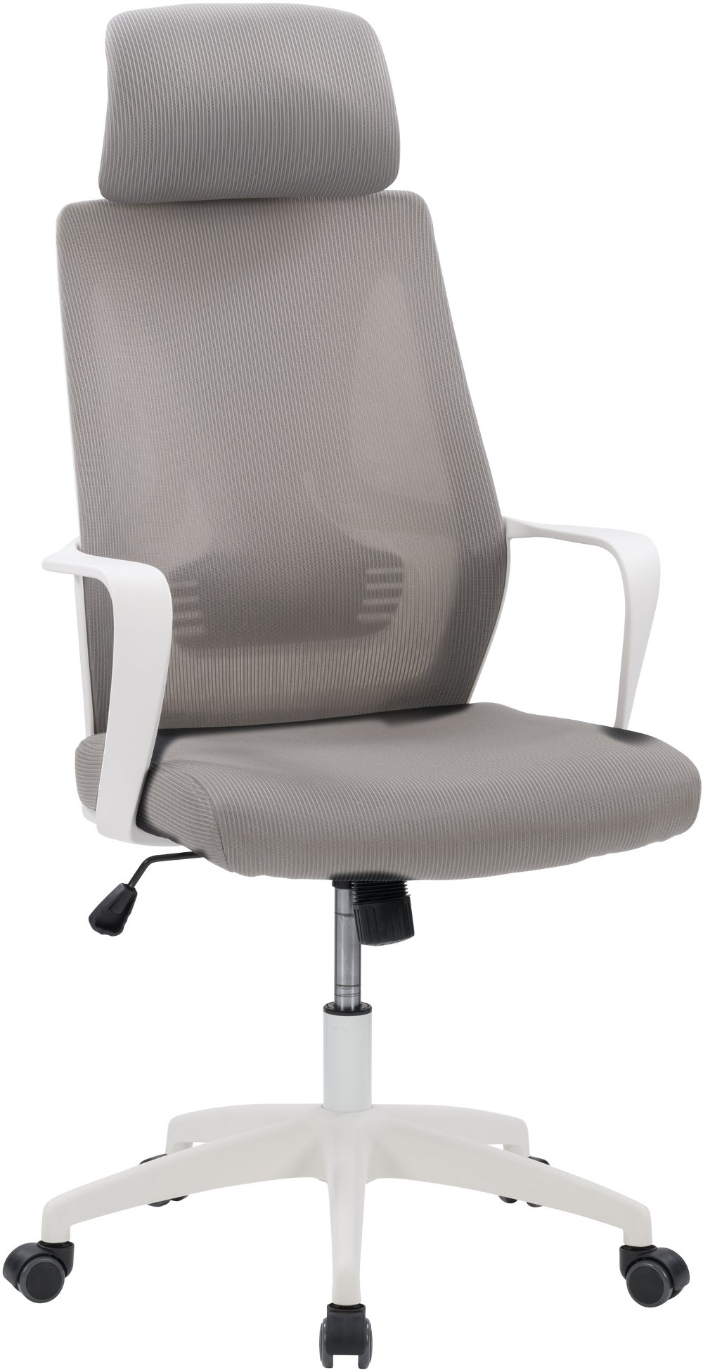 Workspace Gray and White Mesh Office Chair