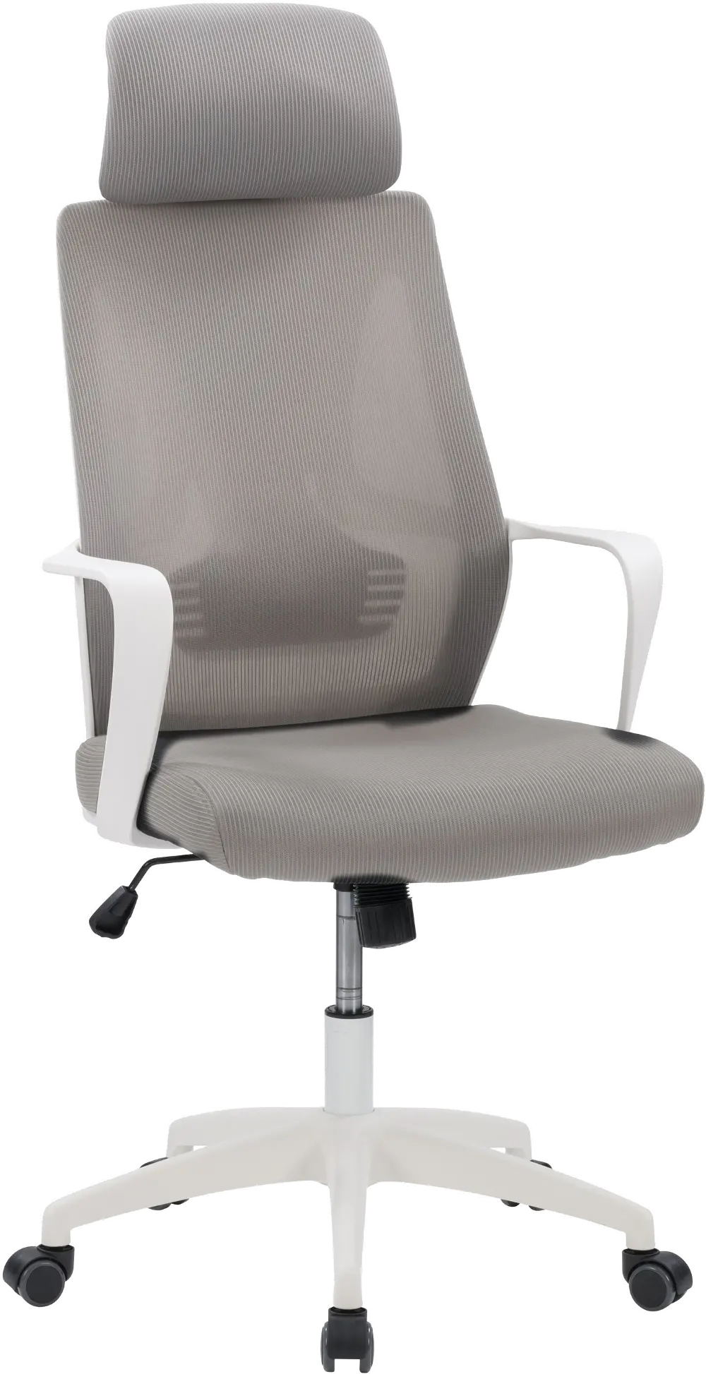 Workspace Gray and White Mesh Office Chair-1